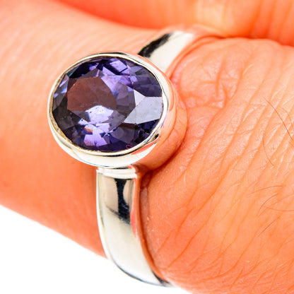 Violet Spinel Rings handcrafted by Ana Silver Co - RING100225