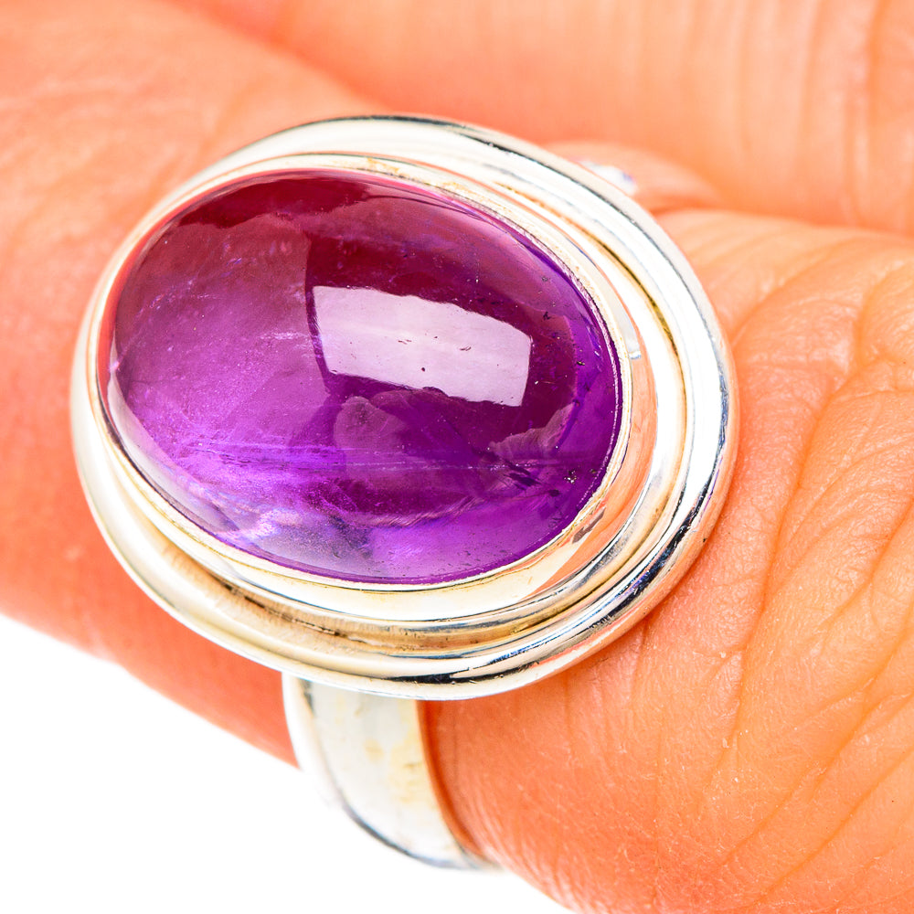 Amethyst Rings handcrafted by Ana Silver Co - RING100226
