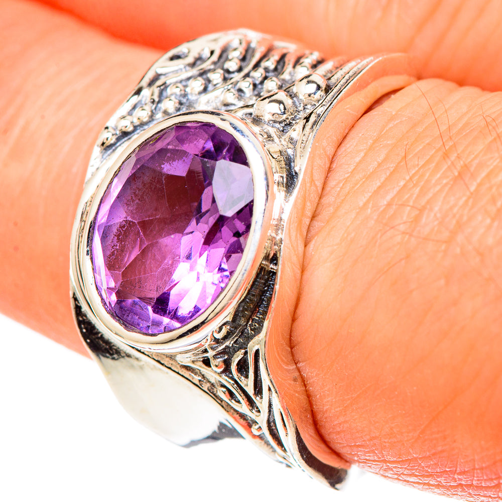 Amethyst Rings handcrafted by Ana Silver Co - RING100227