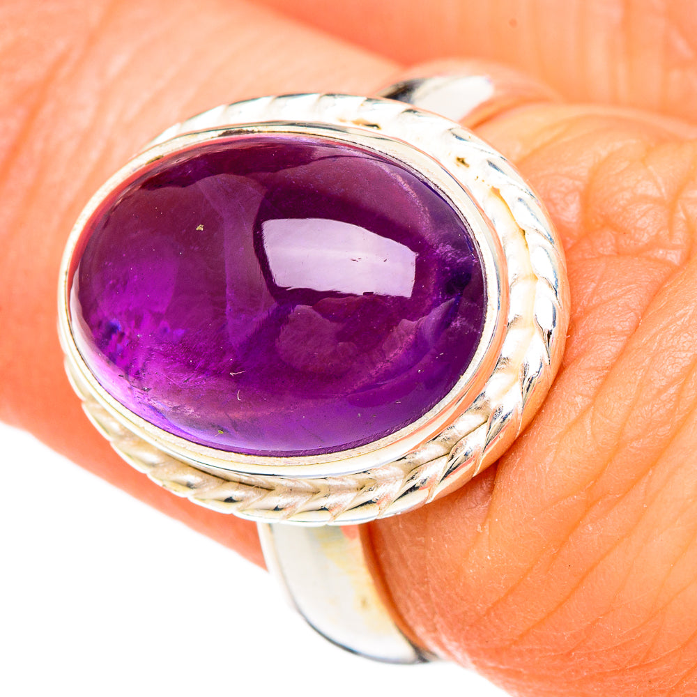 Amethyst Rings handcrafted by Ana Silver Co - RING100228