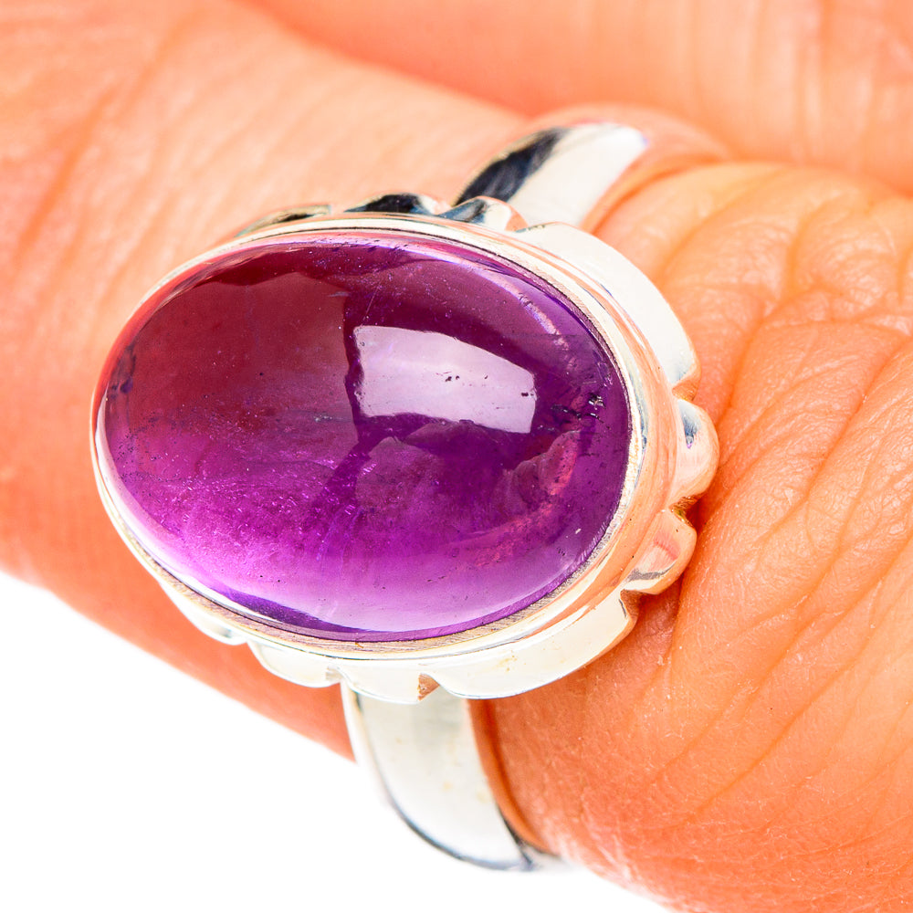 Amethyst Rings handcrafted by Ana Silver Co - RING100229