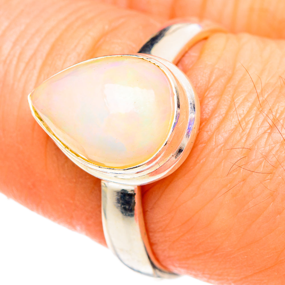 Ethiopian Opal Rings handcrafted by Ana Silver Co - RING100232
