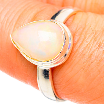 Ethiopian Opal Rings handcrafted by Ana Silver Co - RING100232