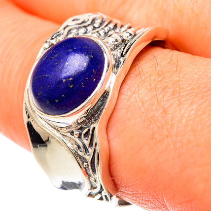 Lapis Lazuli Rings handcrafted by Ana Silver Co - RING100238