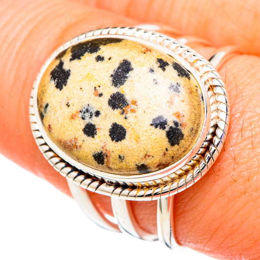Dalmatian Jasper Rings handcrafted by Ana Silver Co - RING100242