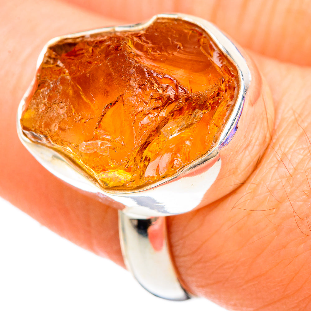 Citrine Rings handcrafted by Ana Silver Co - RING100244