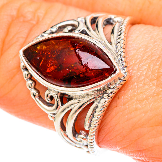 Baltic Amber Rings handcrafted by Ana Silver Co - RING100248