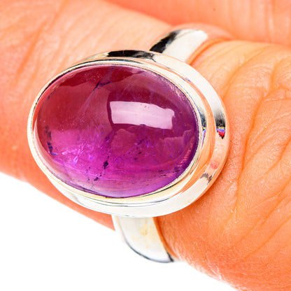 Amethyst Rings handcrafted by Ana Silver Co - RING100252