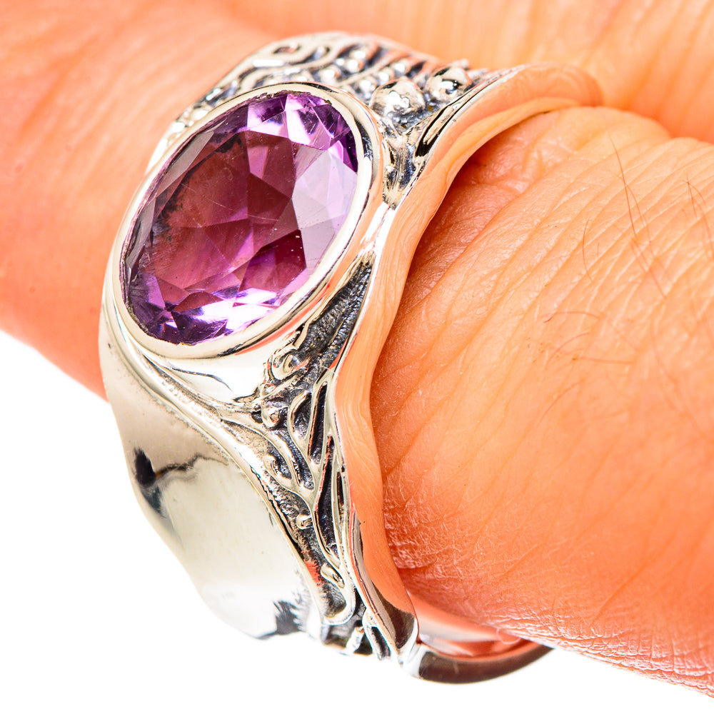 Amethyst Rings handcrafted by Ana Silver Co - RING100253