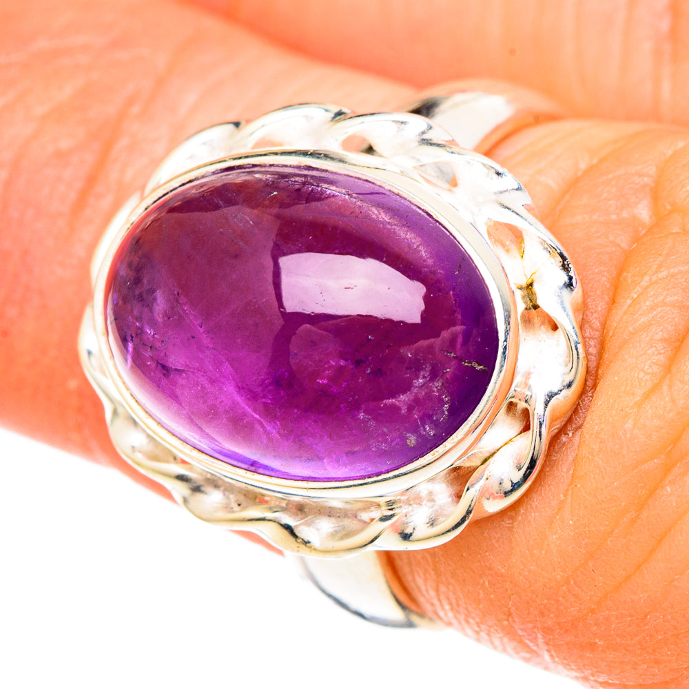 Amethyst Rings handcrafted by Ana Silver Co - RING100254
