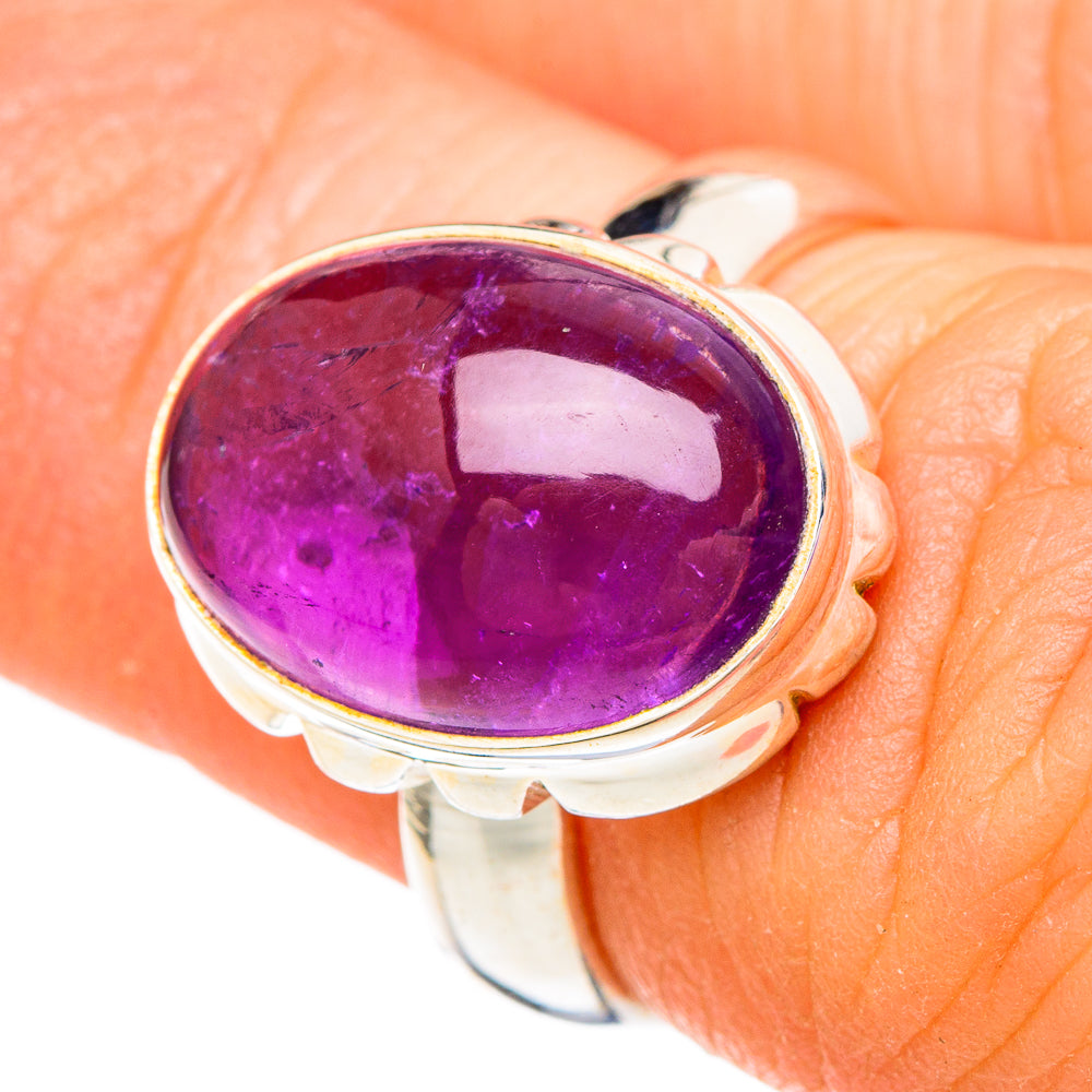 Amethyst Rings handcrafted by Ana Silver Co - RING100256