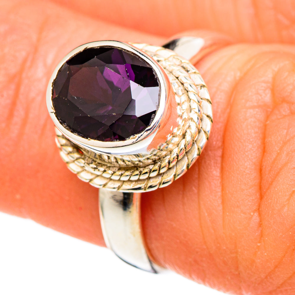 Purple Spinel Rings handcrafted by Ana Silver Co - RING100257