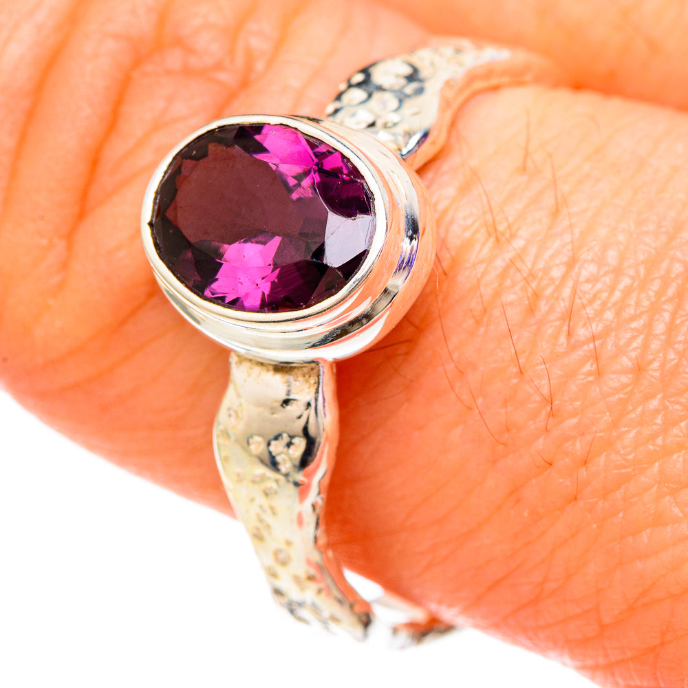 Pink Spinel Rings handcrafted by Ana Silver Co - RING100258