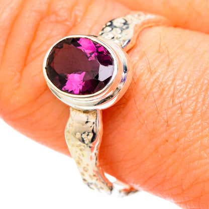 Pink Spinel Rings handcrafted by Ana Silver Co - RING100258