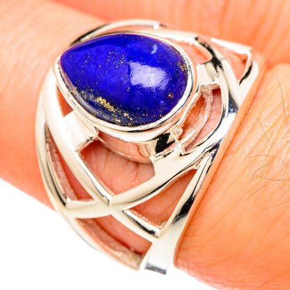 Lapis Lazuli Rings handcrafted by Ana Silver Co - RING100259