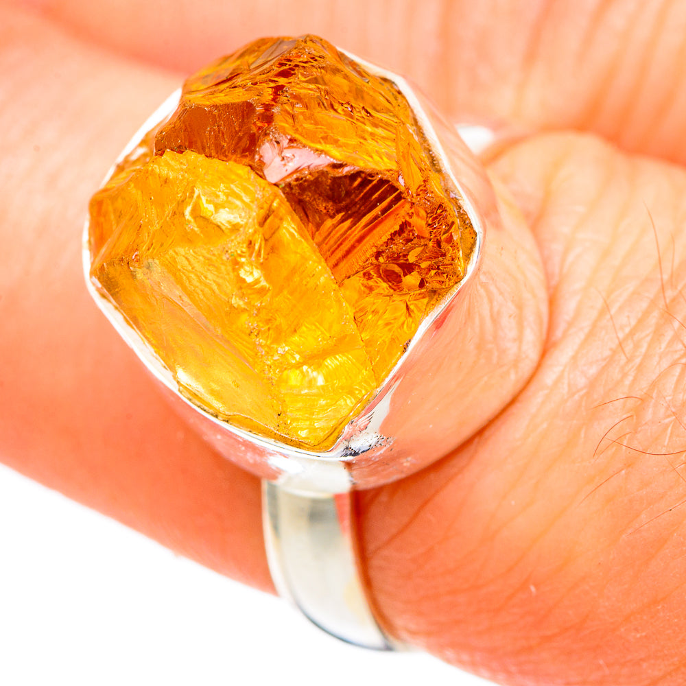 Citrine Rings handcrafted by Ana Silver Co - RING100265