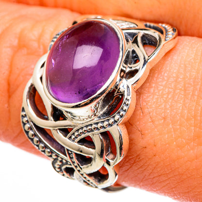 Amethyst Rings handcrafted by Ana Silver Co - RING100270