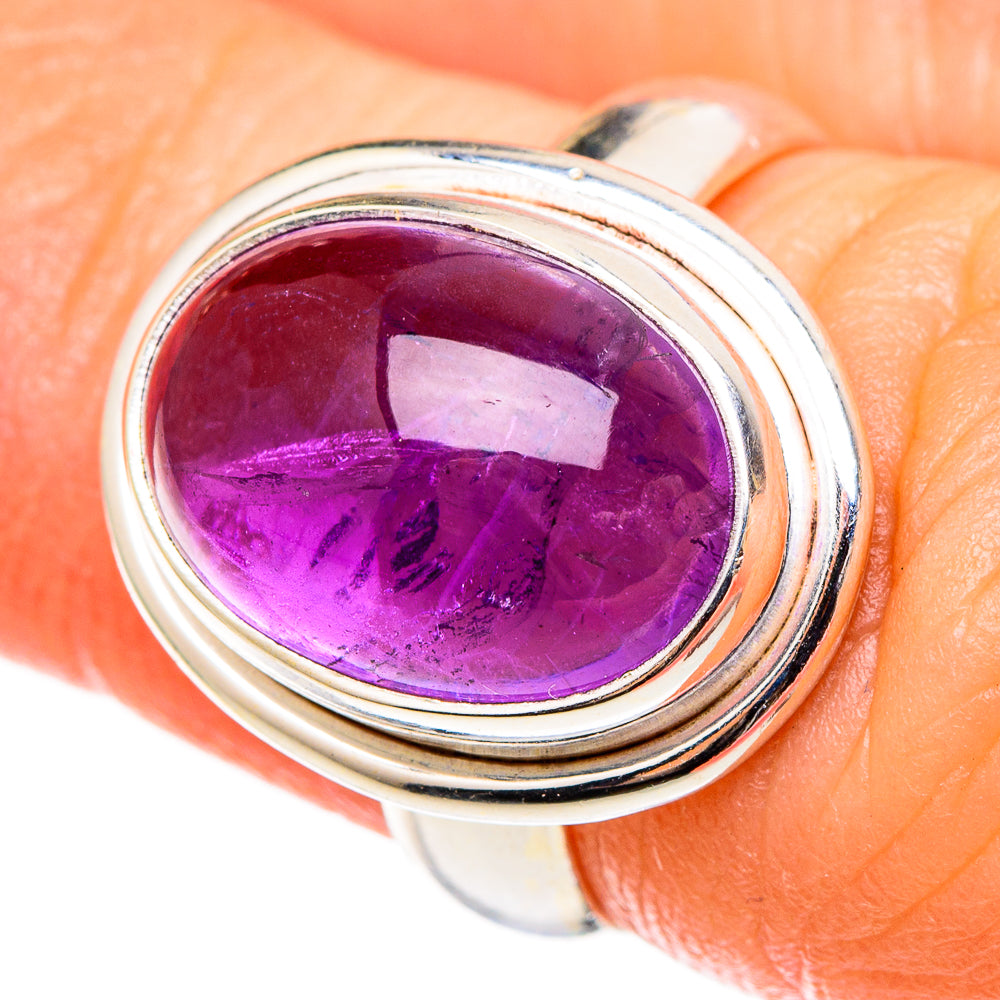 Amethyst Rings handcrafted by Ana Silver Co - RING100275