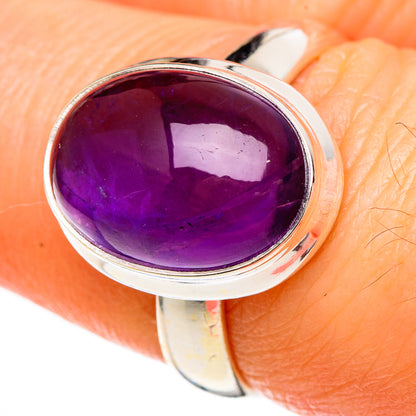 Amethyst Rings handcrafted by Ana Silver Co - RING100277
