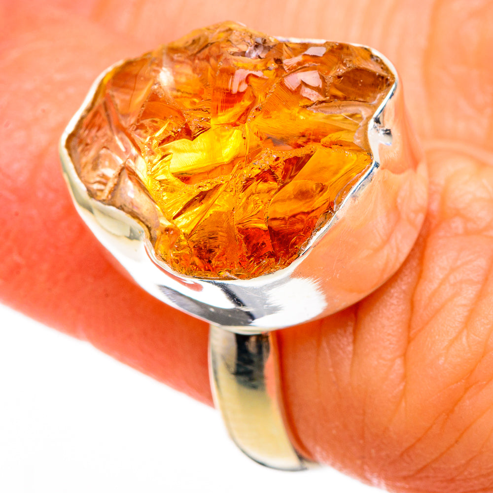 Citrine Rings handcrafted by Ana Silver Co - RING100278