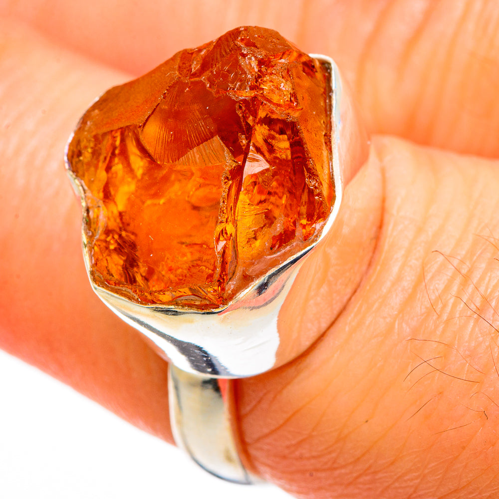 Citrine Rings handcrafted by Ana Silver Co - RING100279