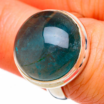 Blue Fluorite Rings handcrafted by Ana Silver Co - RING100282