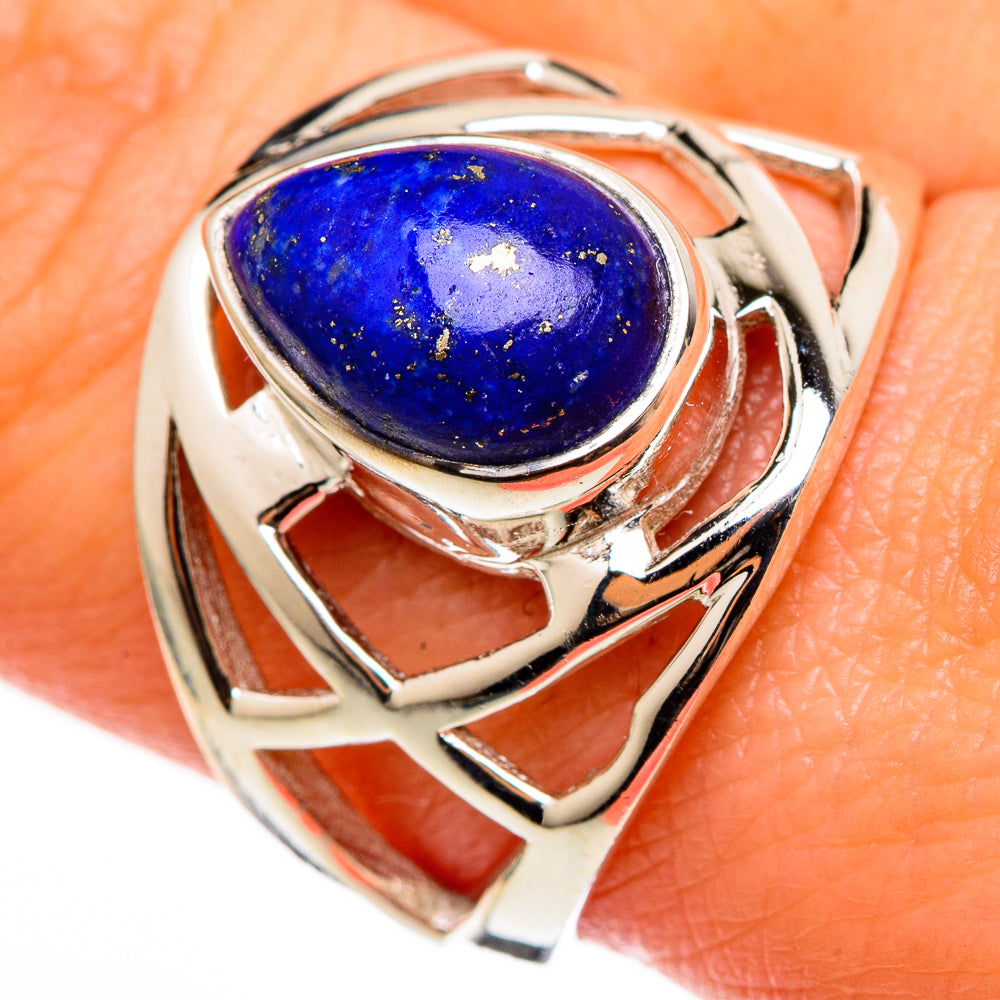 Lapis Lazuli Rings handcrafted by Ana Silver Co - RING100284