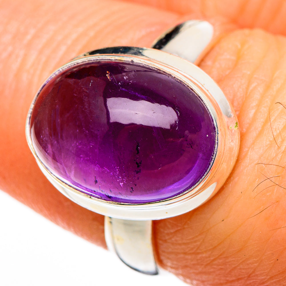 Amethyst Rings handcrafted by Ana Silver Co - RING100287