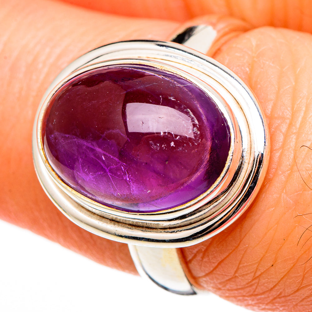Amethyst Rings handcrafted by Ana Silver Co - RING100290