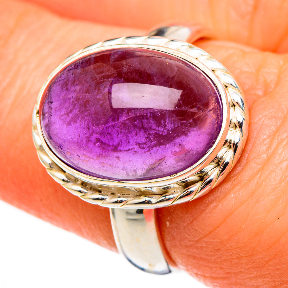 Amethyst Rings handcrafted by Ana Silver Co - RING100292