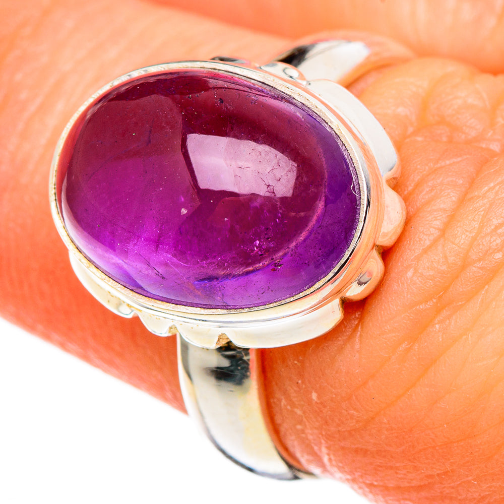 Amethyst Rings handcrafted by Ana Silver Co - RING100294