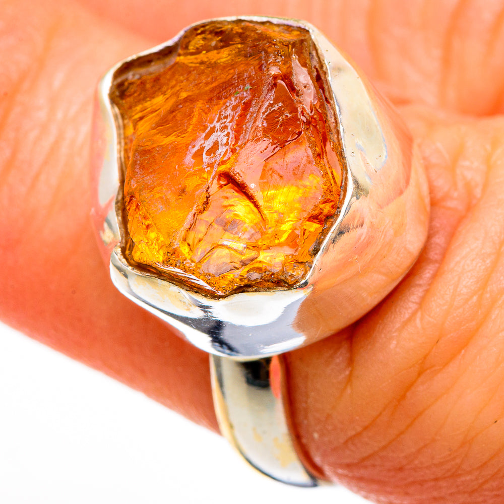 Citrine Rings handcrafted by Ana Silver Co - RING100296