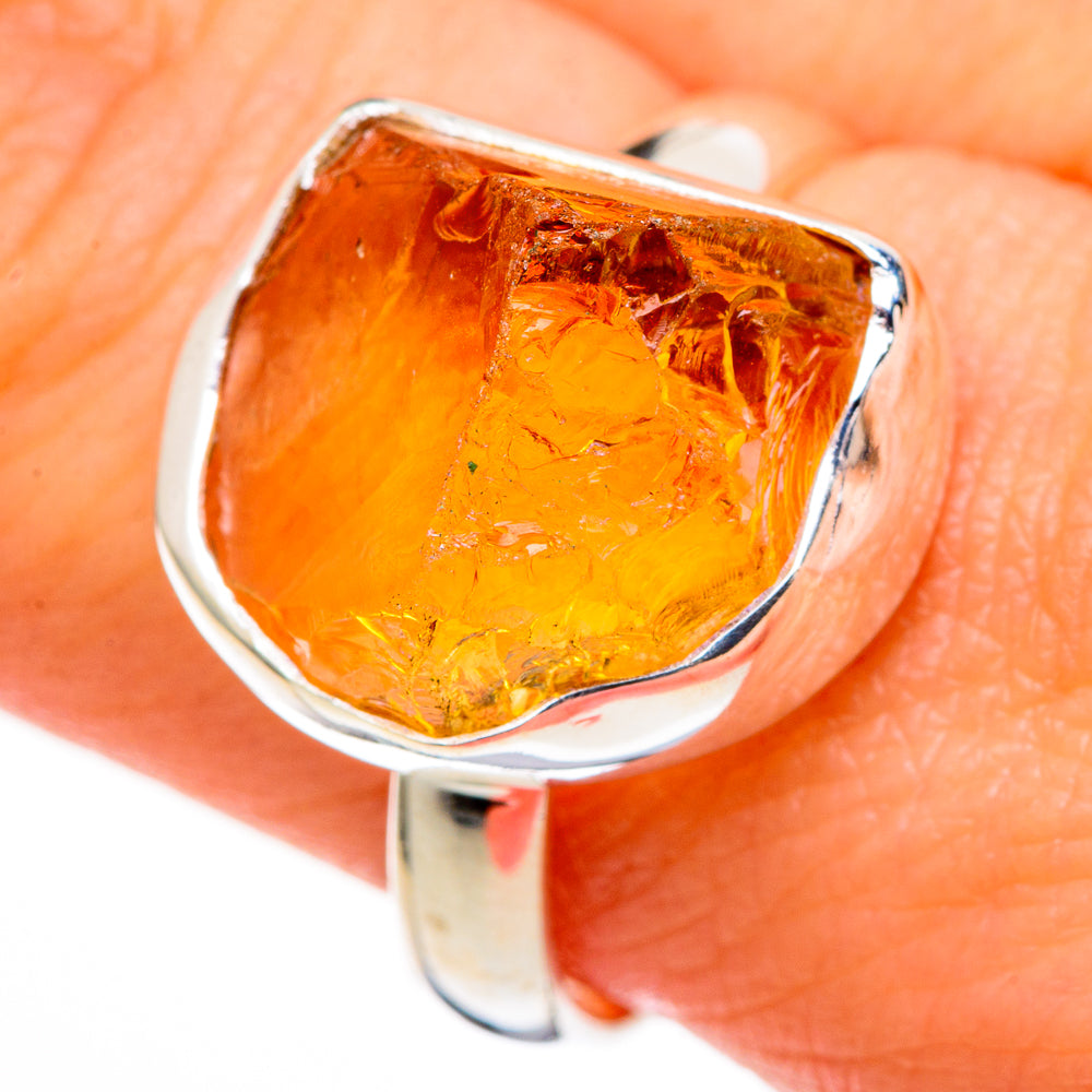 Citrine Rings handcrafted by Ana Silver Co - RING100297