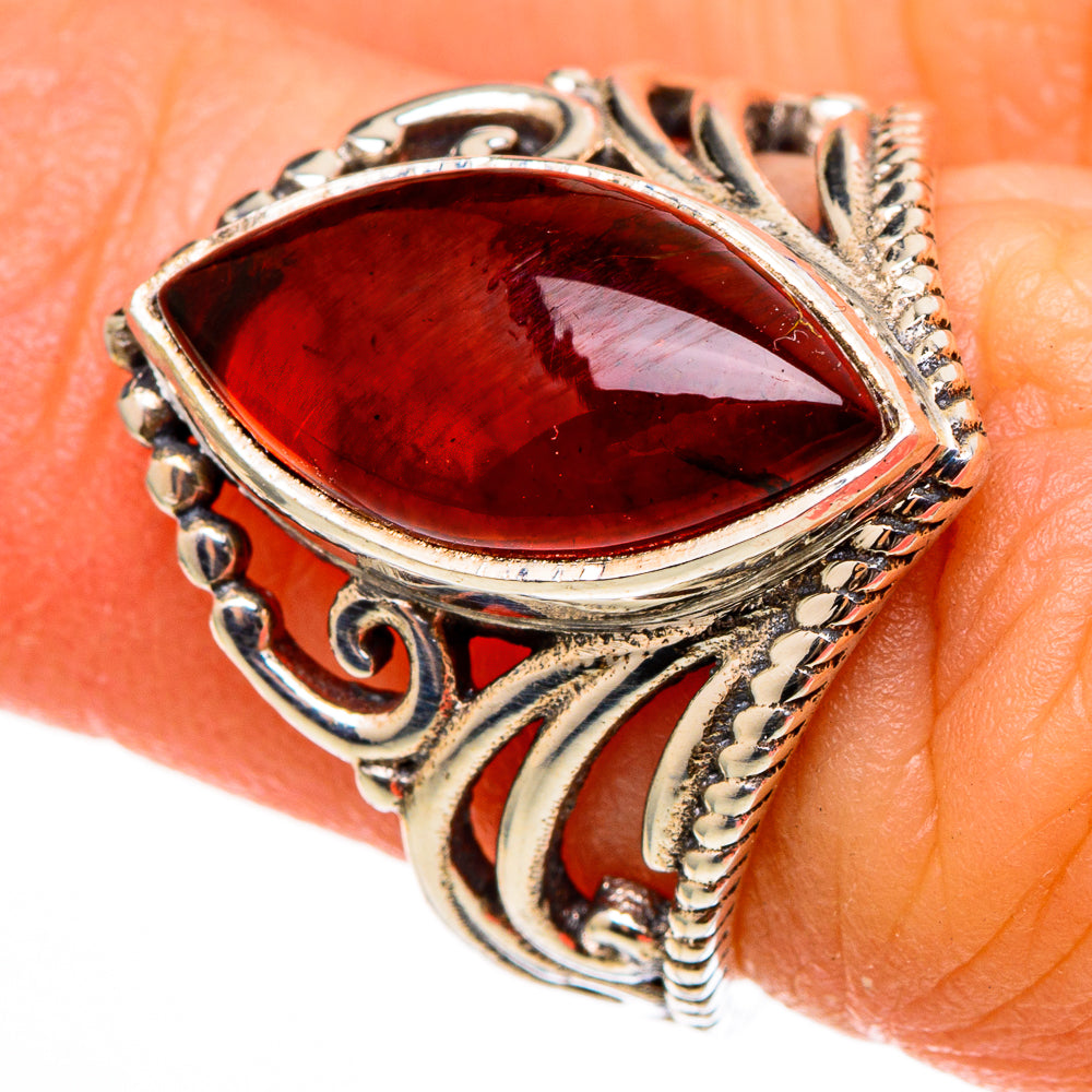 Baltic Amber Rings handcrafted by Ana Silver Co - RING100302