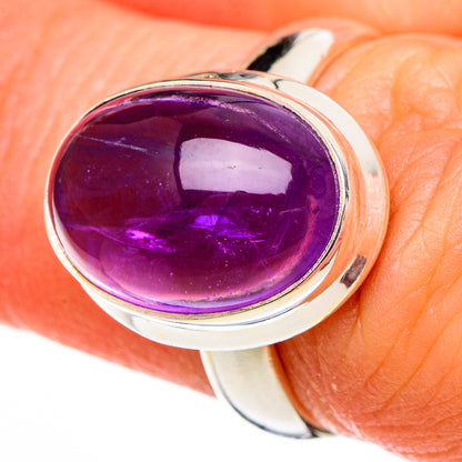 Amethyst Rings handcrafted by Ana Silver Co - RING100303