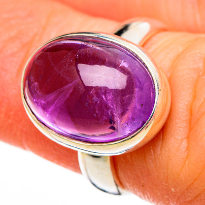 Amethyst Rings handcrafted by Ana Silver Co - RING100304