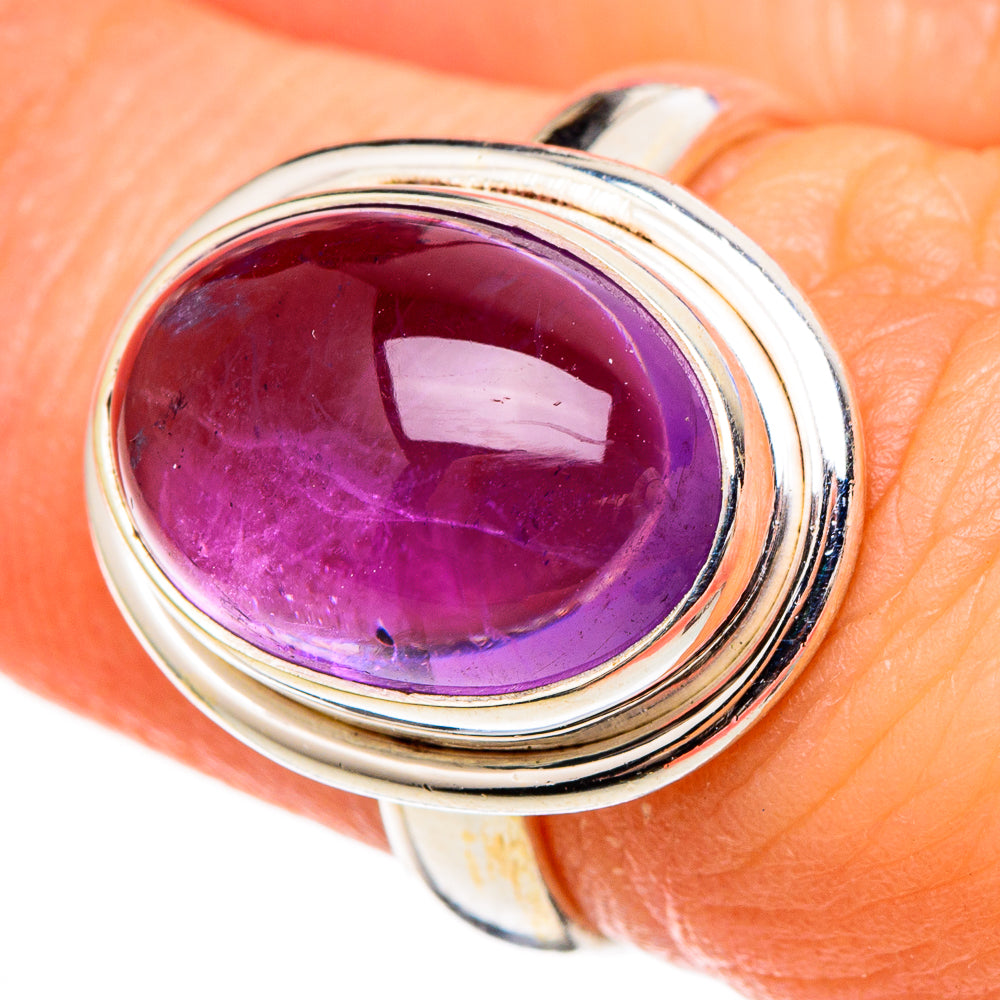Amethyst Rings handcrafted by Ana Silver Co - RING100306
