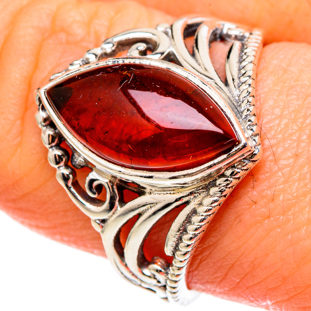 Baltic Amber Rings handcrafted by Ana Silver Co - RING100309