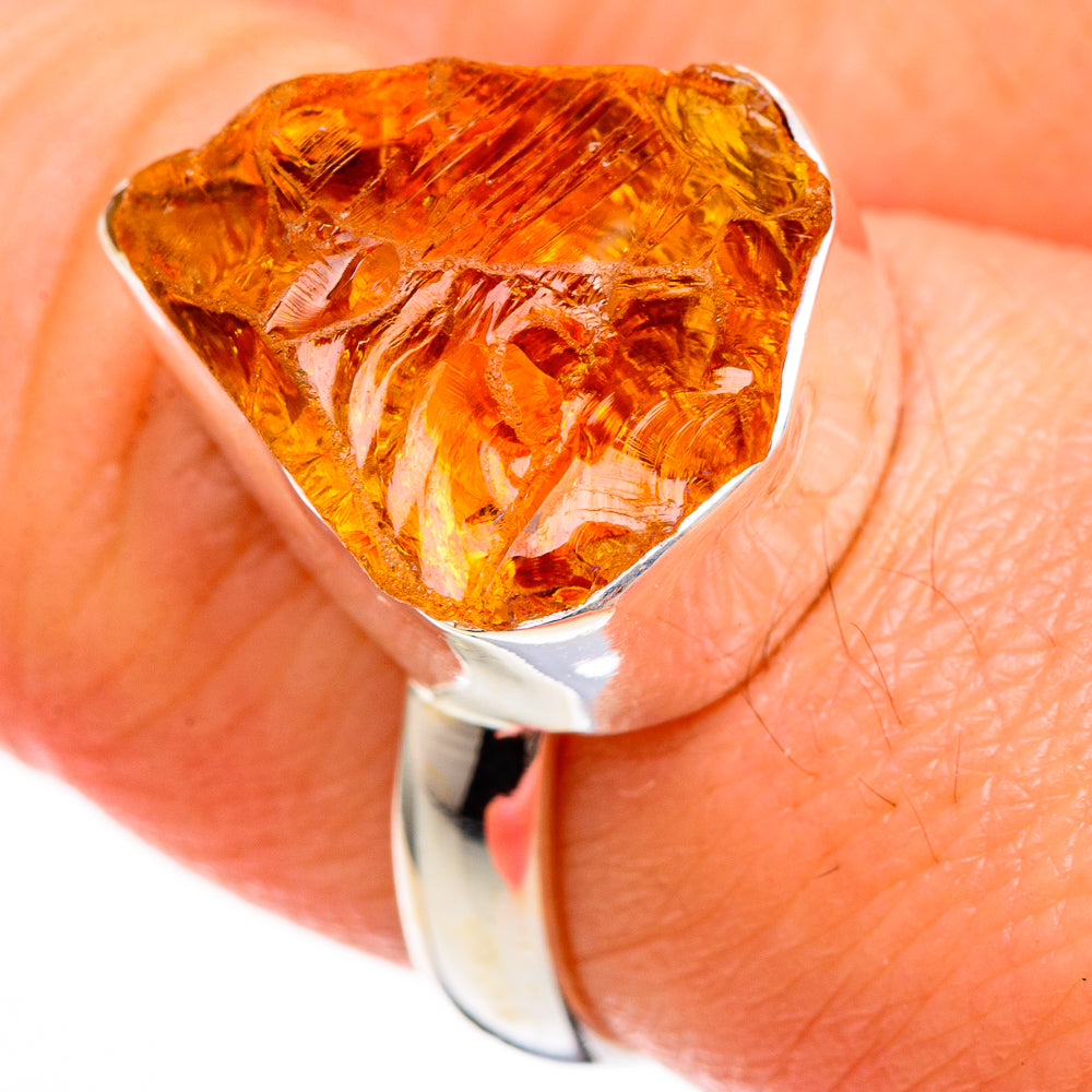 Citrine Rings handcrafted by Ana Silver Co - RING100311