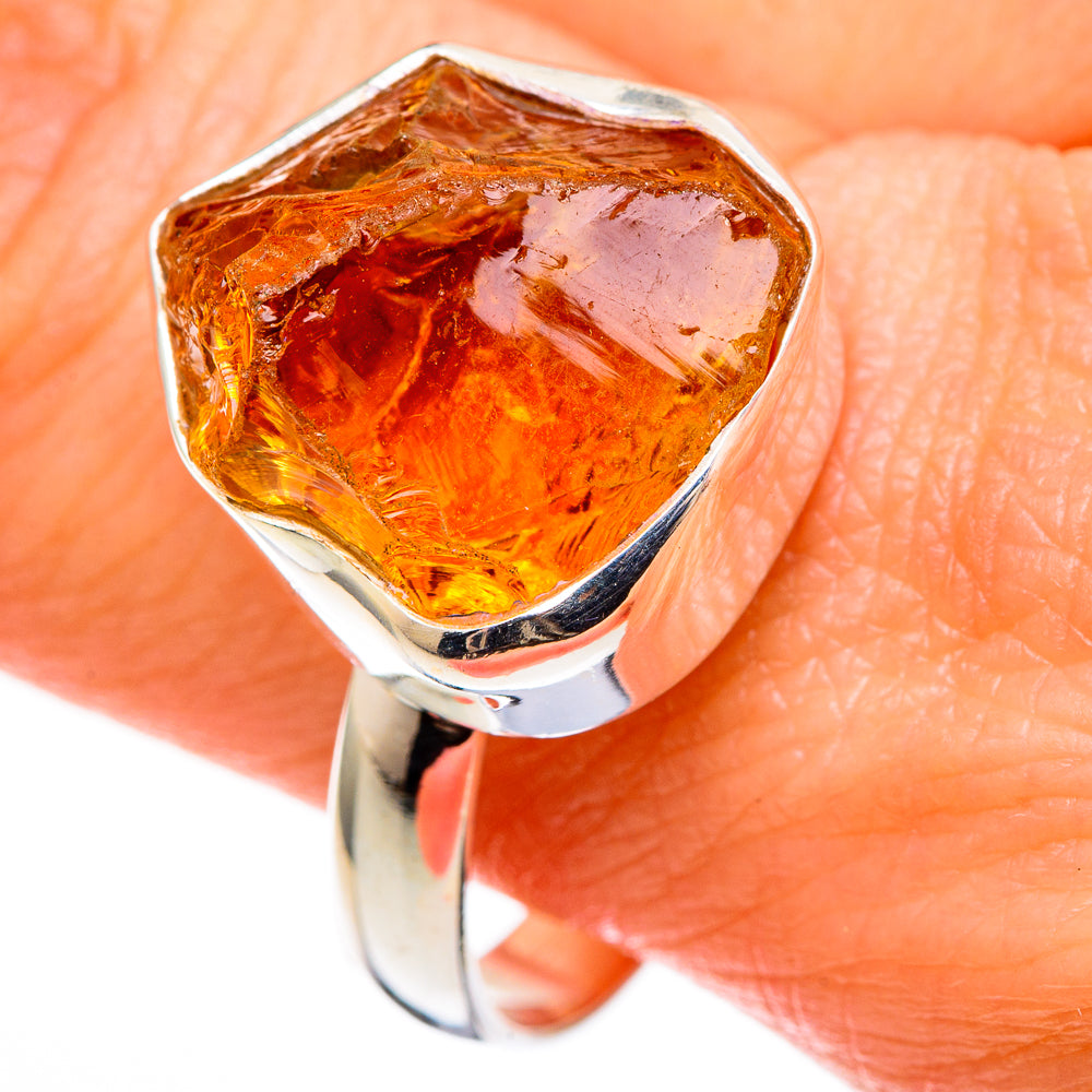 Citrine Rings handcrafted by Ana Silver Co - RING100312