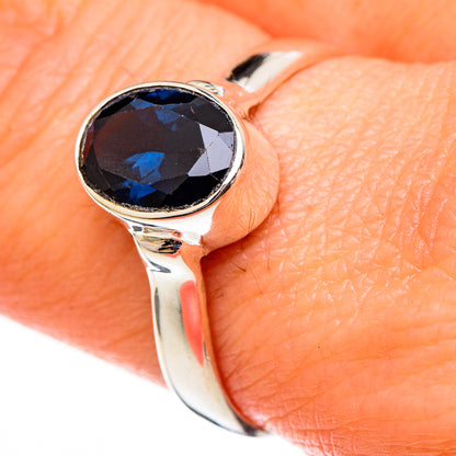 Violet Spinel Rings handcrafted by Ana Silver Co - RING100315