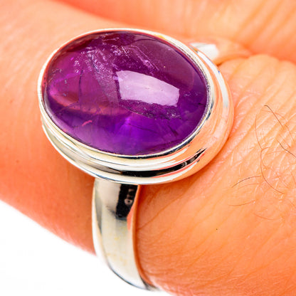 Amethyst Rings handcrafted by Ana Silver Co - RING100319