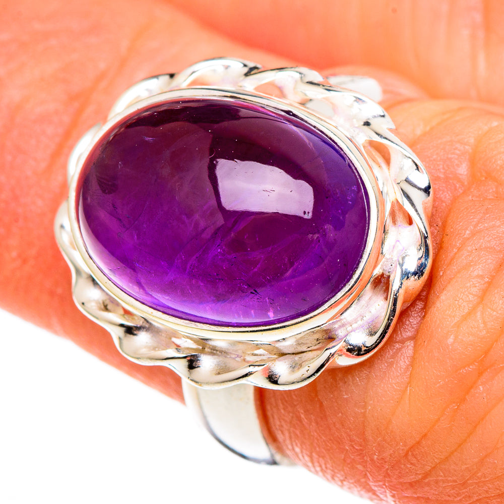Amethyst Rings handcrafted by Ana Silver Co - RING100320