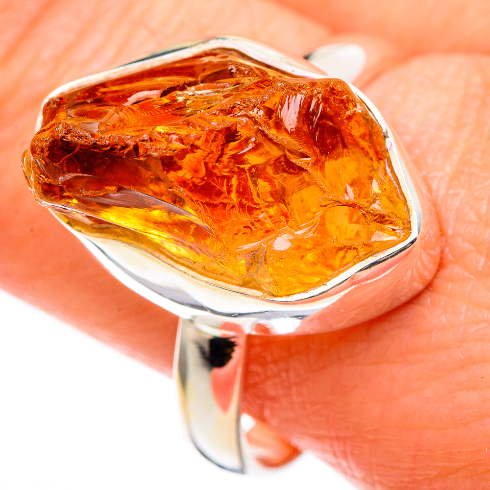 Citrine Rings handcrafted by Ana Silver Co - RING100327