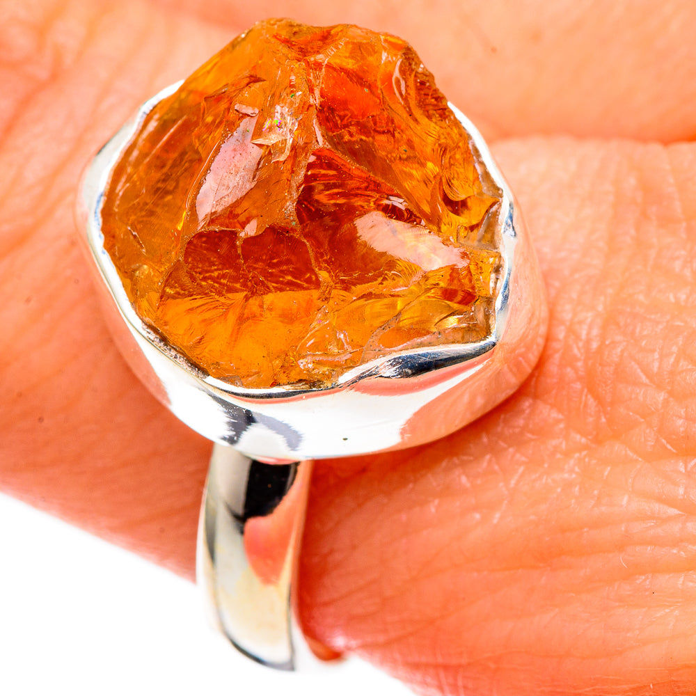Citrine Rings handcrafted by Ana Silver Co - RING100328