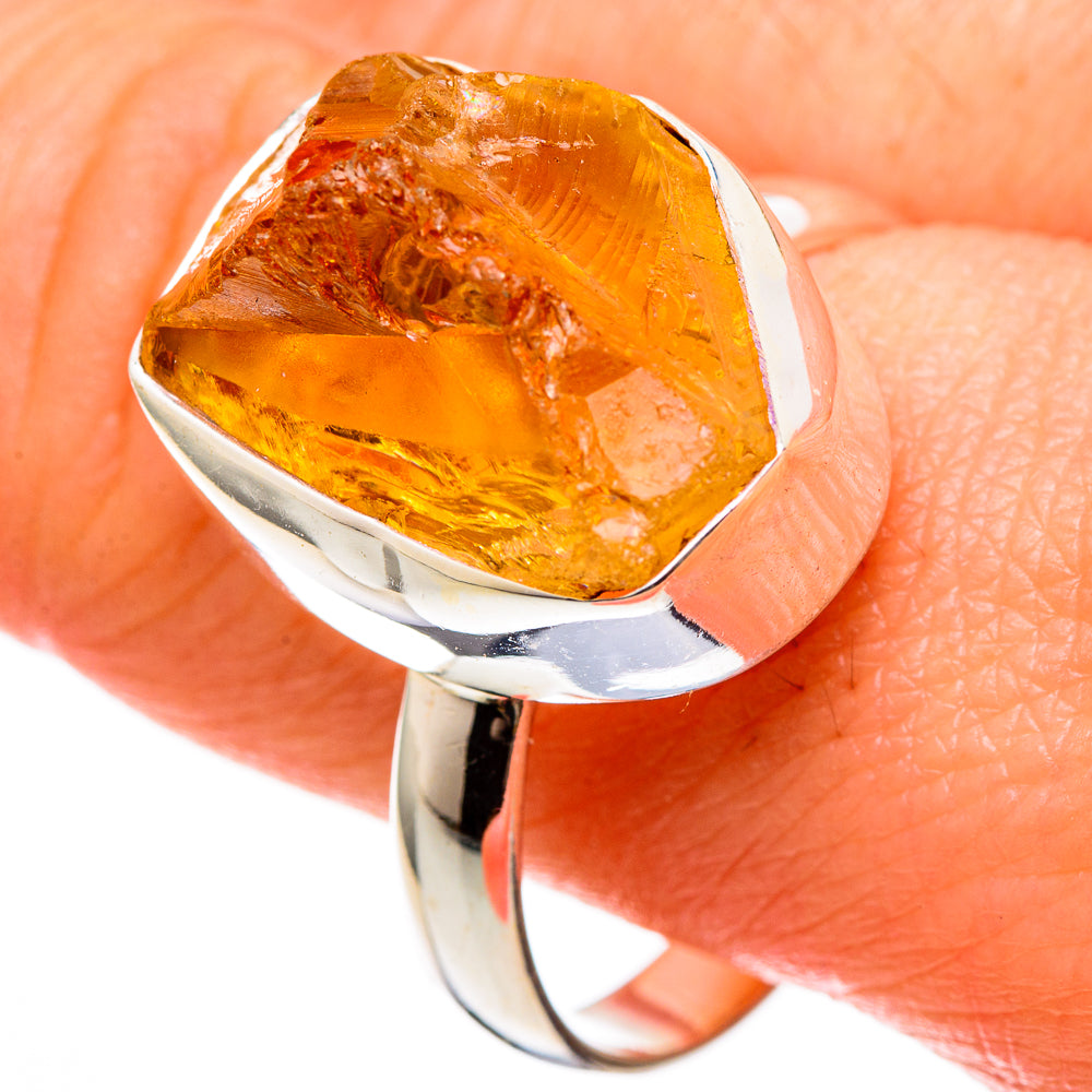Citrine Rings handcrafted by Ana Silver Co - RING100329