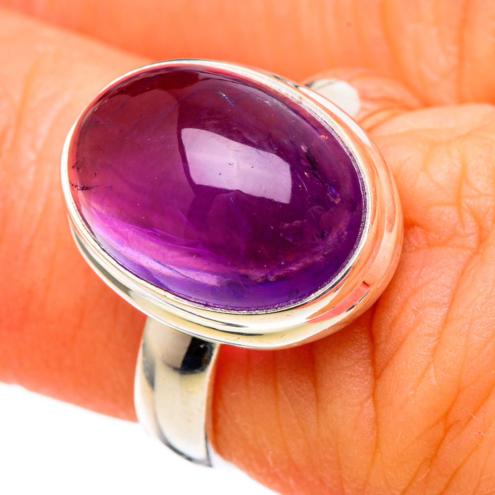 Amethyst Rings handcrafted by Ana Silver Co - RING100333