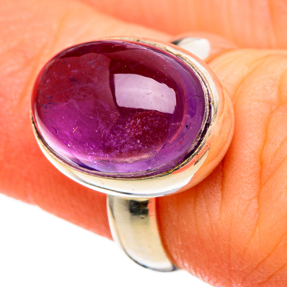 Amethyst Rings handcrafted by Ana Silver Co - RING100334