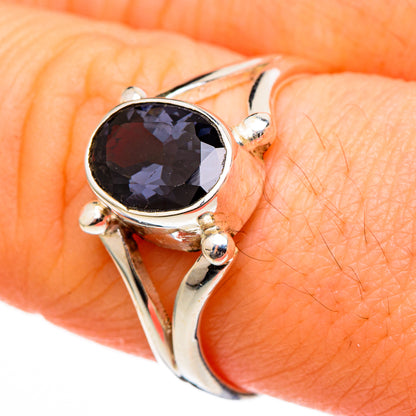 Violet Spinel Rings handcrafted by Ana Silver Co - RING100337