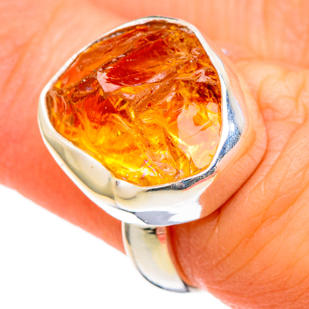 Citrine Rings handcrafted by Ana Silver Co - RING100344